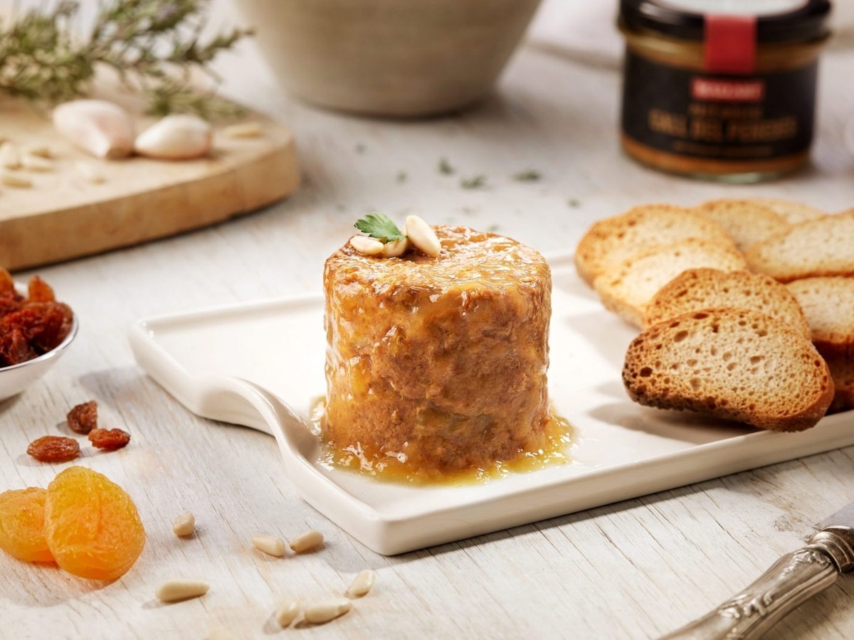 Paté rústic de gall del Penedès.