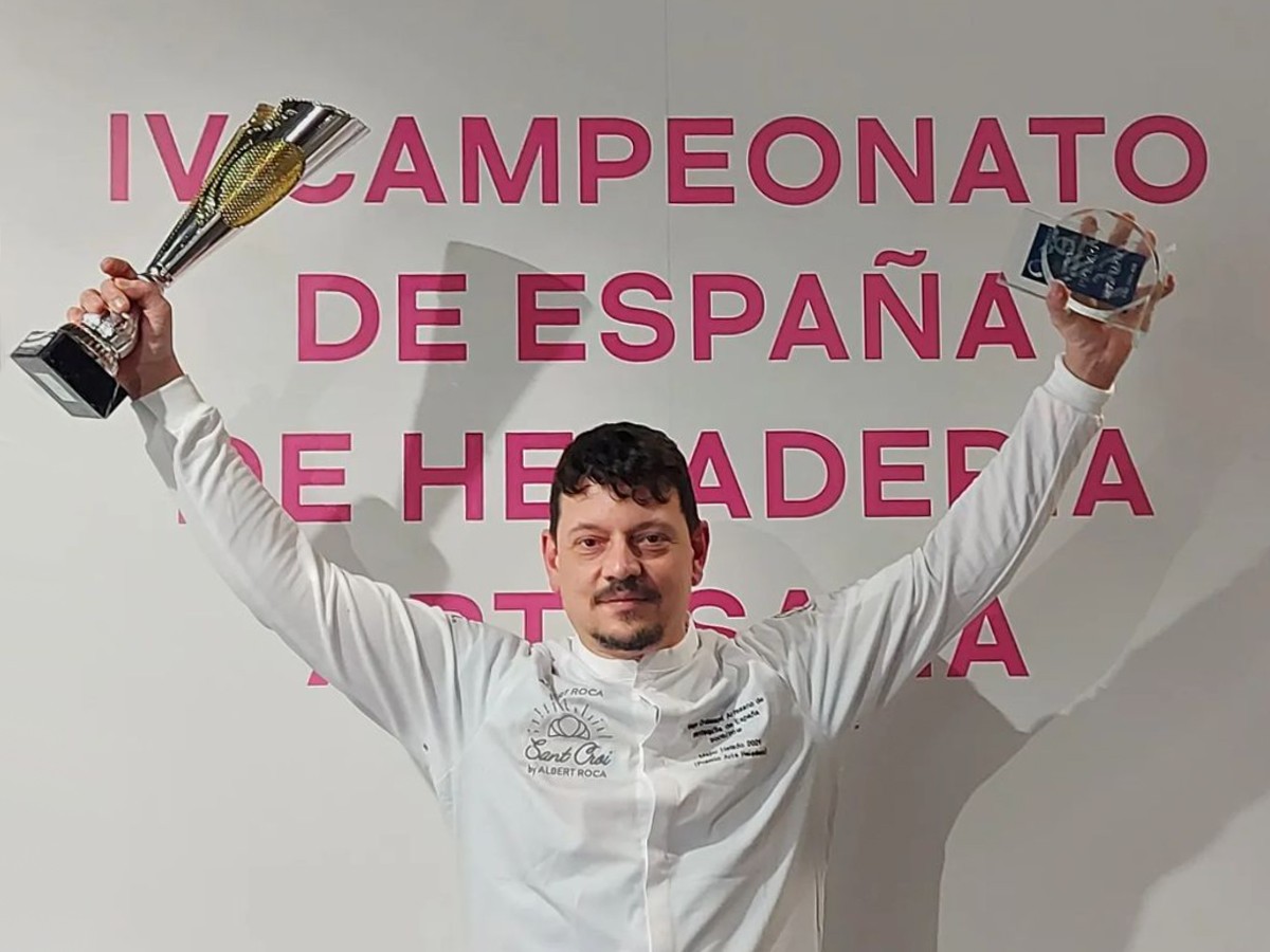 Albert Roca, guanyador del campionat d'Espanya de Gelateria Artesana 2022.