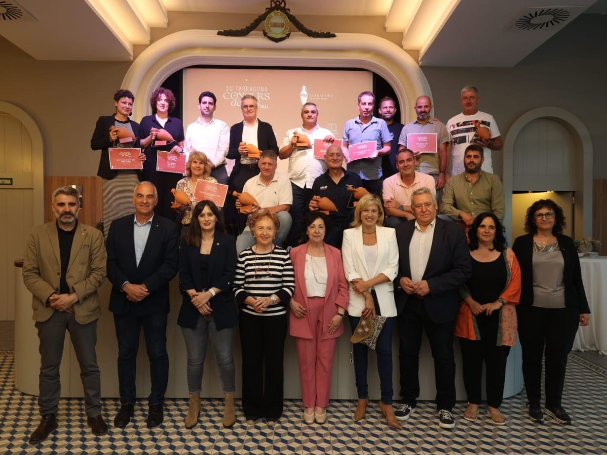 Guanyadors del Concurs de Vins DO Tarragona 2024.