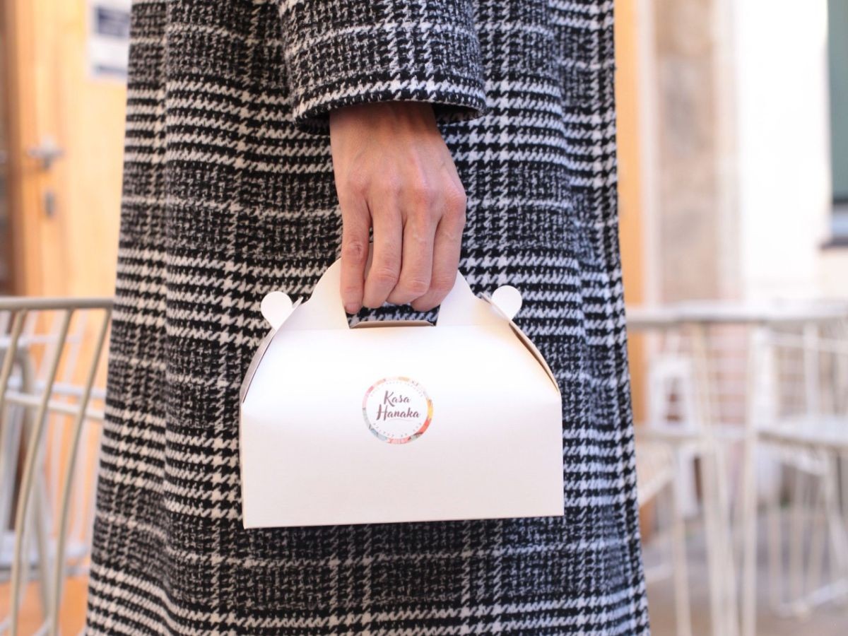 Detall del take away de Kasa Hanaka.