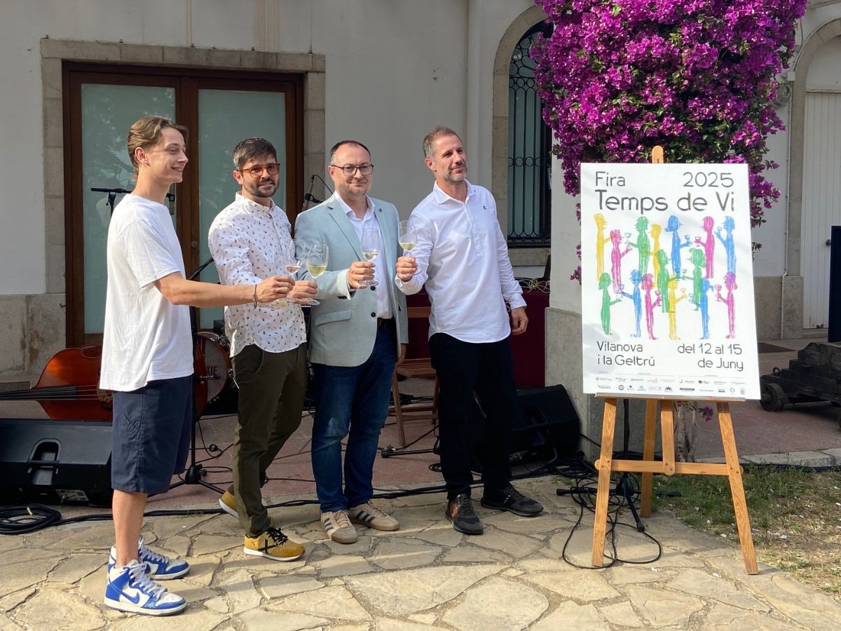 Presentació de la catorzena edició de Temps de Vi a l'Espai Far de Vilanova i la Geltrú.