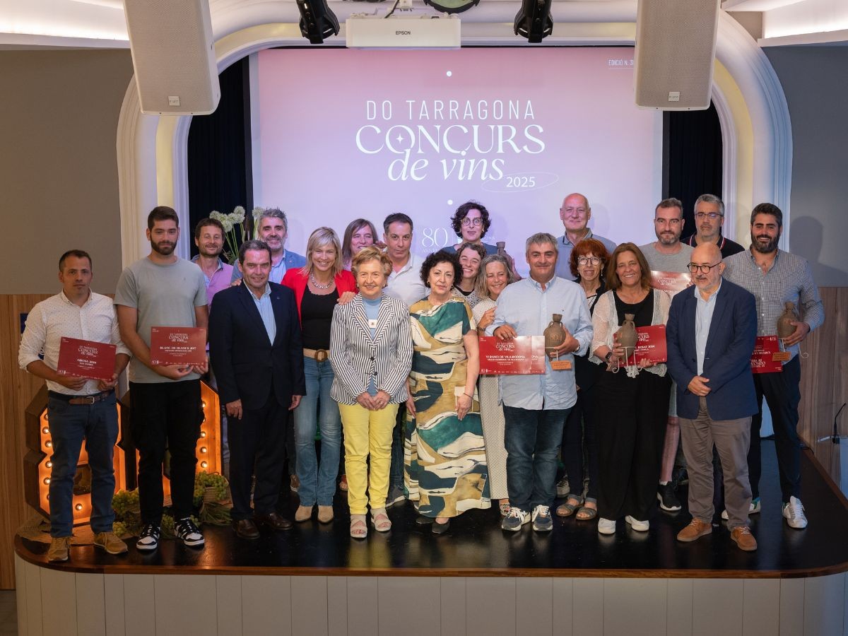 Guanyadors del Concurs de Vins DO Tarragona 2024.